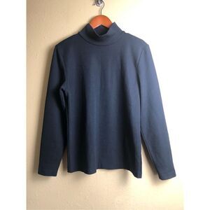 Collection Point Of View Turtleneck Pull Over Sweater Merino Size M